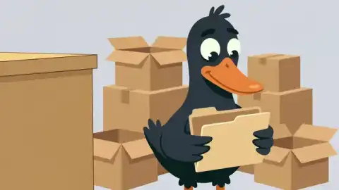 Organizing inbox animation